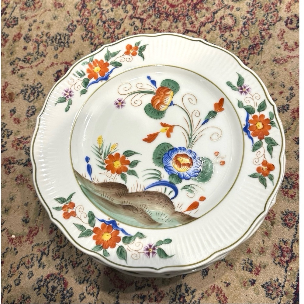 Dinner Plate Imperial Chrysanthemum by Taste Setter Hand Painted 8 available